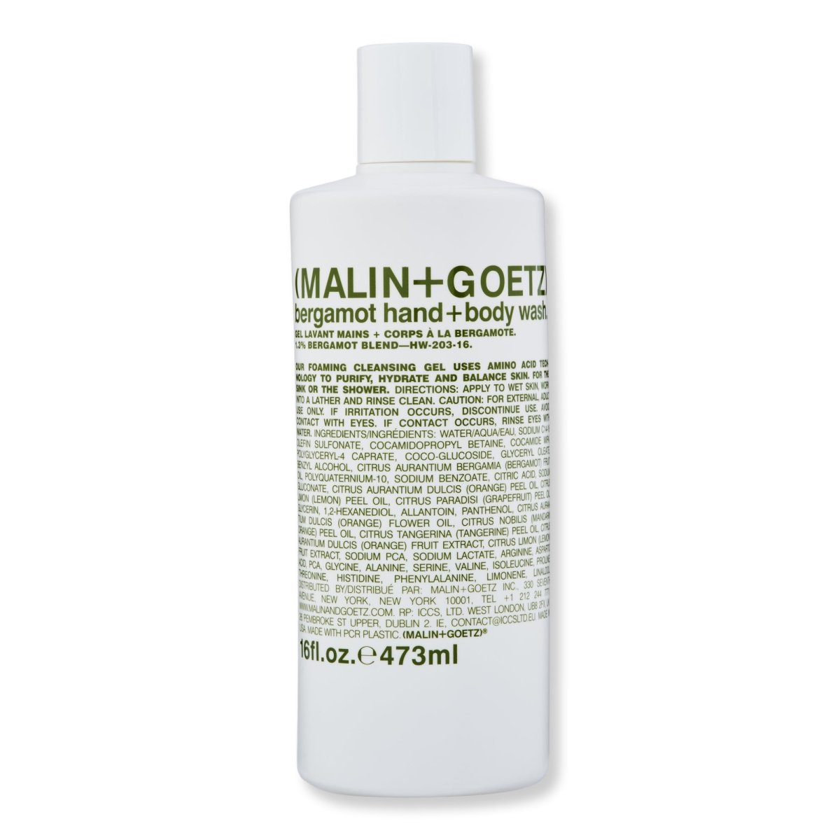 Malin + Goetz Bergamot Hand+Body Wash